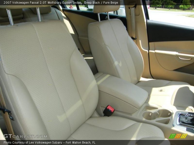 Deep Black / Pure Beige 2007 Volkswagen Passat 2.0T Wolfsburg Edition Sedan
