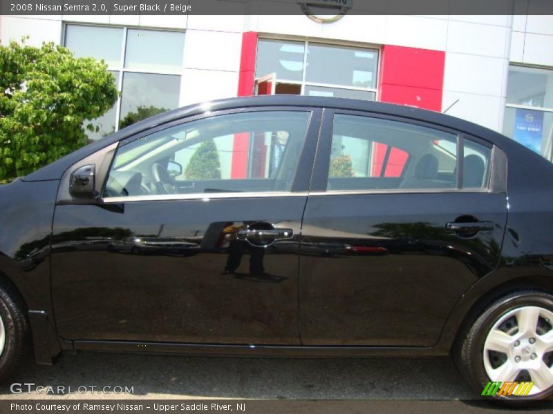 Super Black / Beige 2008 Nissan Sentra 2.0