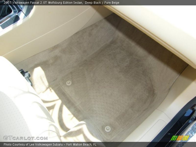 Deep Black / Pure Beige 2007 Volkswagen Passat 2.0T Wolfsburg Edition Sedan