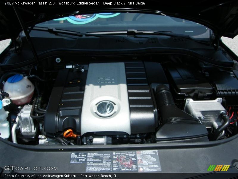 Deep Black / Pure Beige 2007 Volkswagen Passat 2.0T Wolfsburg Edition Sedan