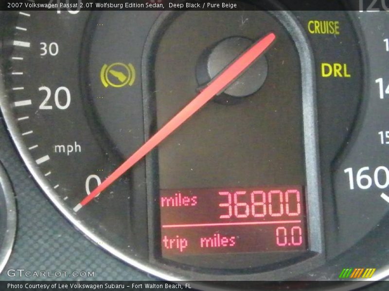Deep Black / Pure Beige 2007 Volkswagen Passat 2.0T Wolfsburg Edition Sedan