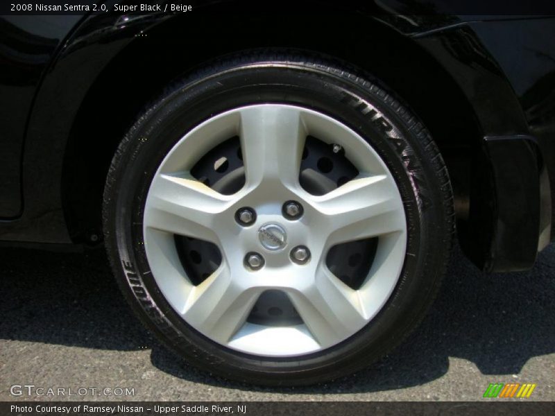 Super Black / Beige 2008 Nissan Sentra 2.0