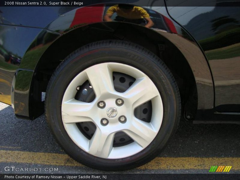 Super Black / Beige 2008 Nissan Sentra 2.0