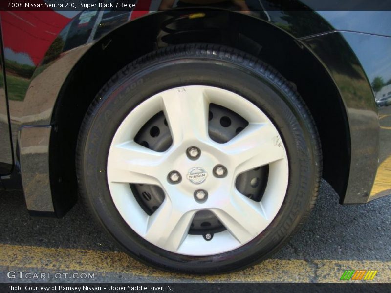 Super Black / Beige 2008 Nissan Sentra 2.0