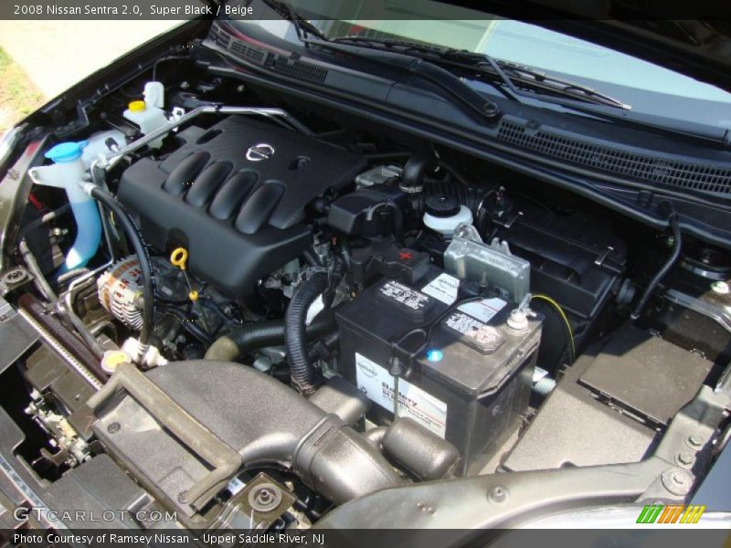 Super Black / Beige 2008 Nissan Sentra 2.0