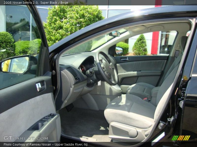 Super Black / Beige 2008 Nissan Sentra 2.0