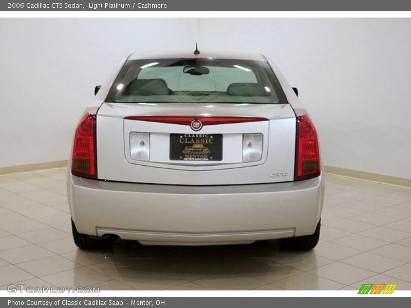 Light Platinum / Cashmere 2006 Cadillac CTS Sedan