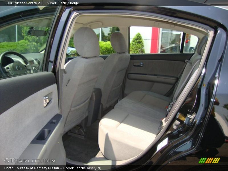 Super Black / Beige 2008 Nissan Sentra 2.0