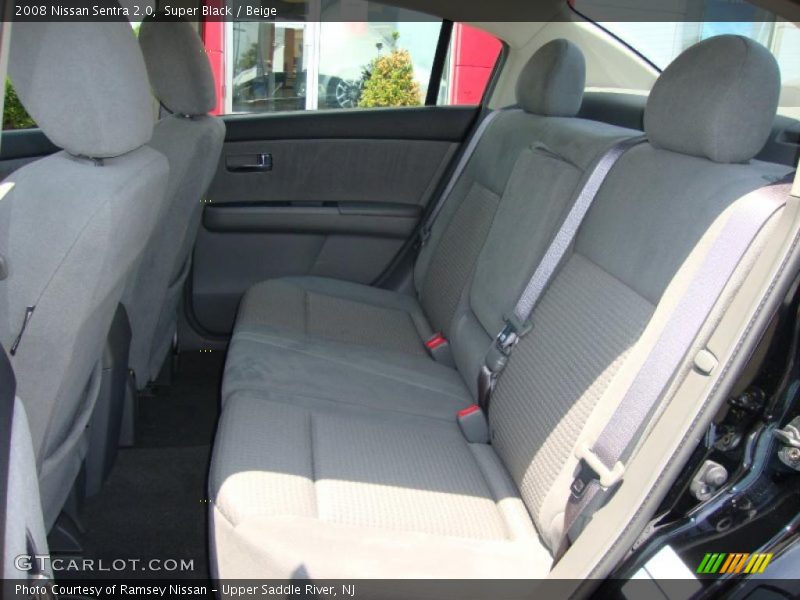 Super Black / Beige 2008 Nissan Sentra 2.0