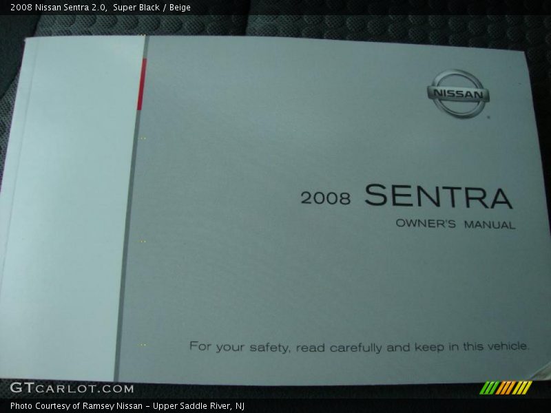 Super Black / Beige 2008 Nissan Sentra 2.0