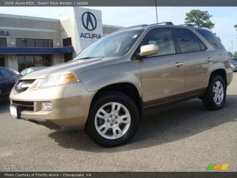 Desert Rock Metallic / Saddle 2006 Acura MDX
