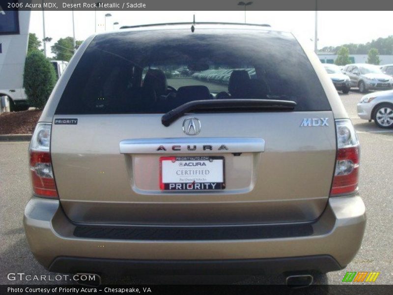 Desert Rock Metallic / Saddle 2006 Acura MDX