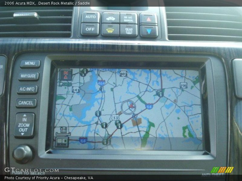 Desert Rock Metallic / Saddle 2006 Acura MDX