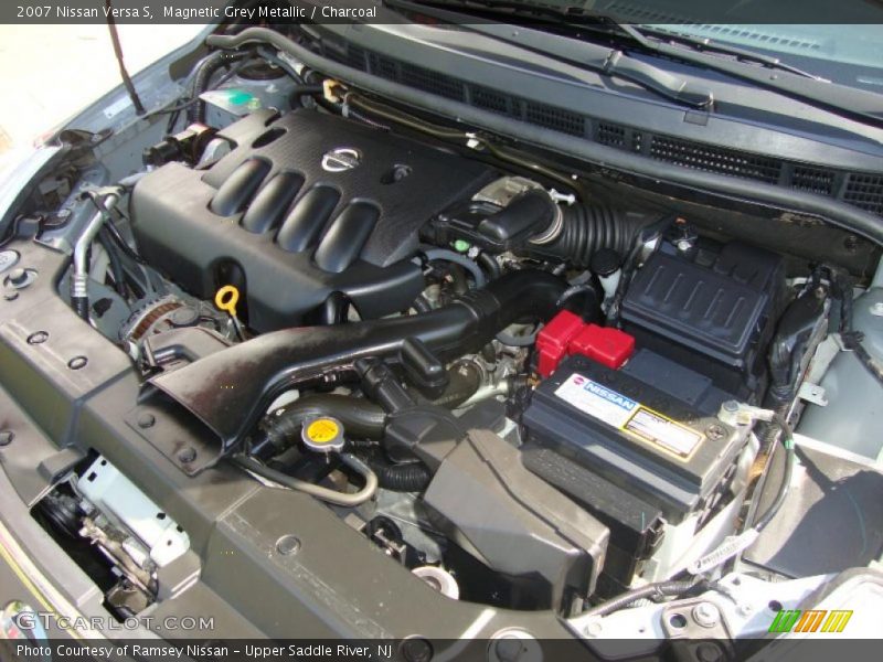 Magnetic Grey Metallic / Charcoal 2007 Nissan Versa S