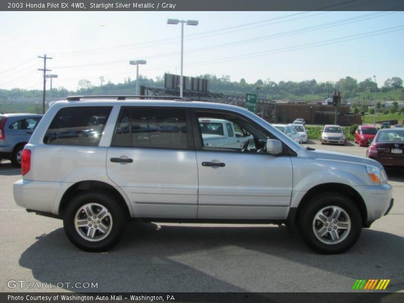 Starlight Silver Metallic / Gray 2003 Honda Pilot EX 4WD