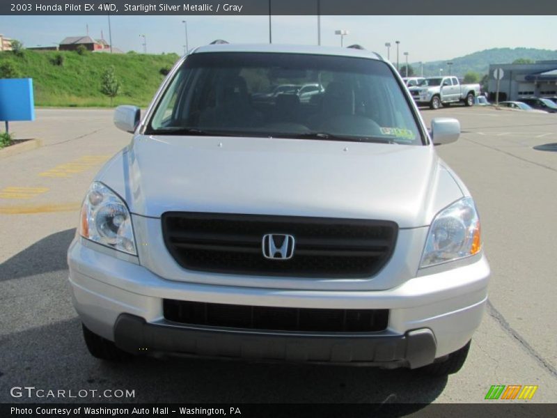 Starlight Silver Metallic / Gray 2003 Honda Pilot EX 4WD