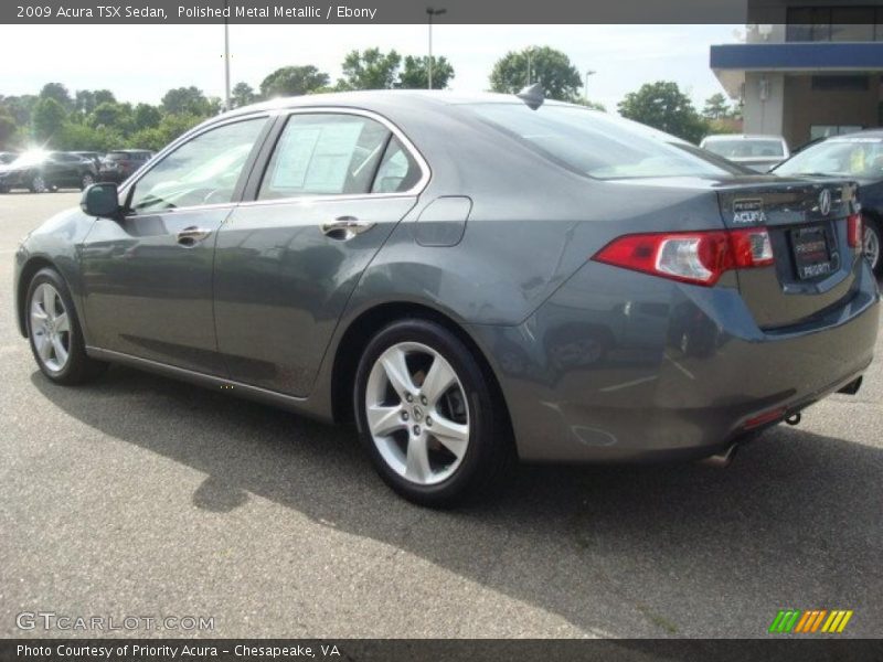 Polished Metal Metallic / Ebony 2009 Acura TSX Sedan