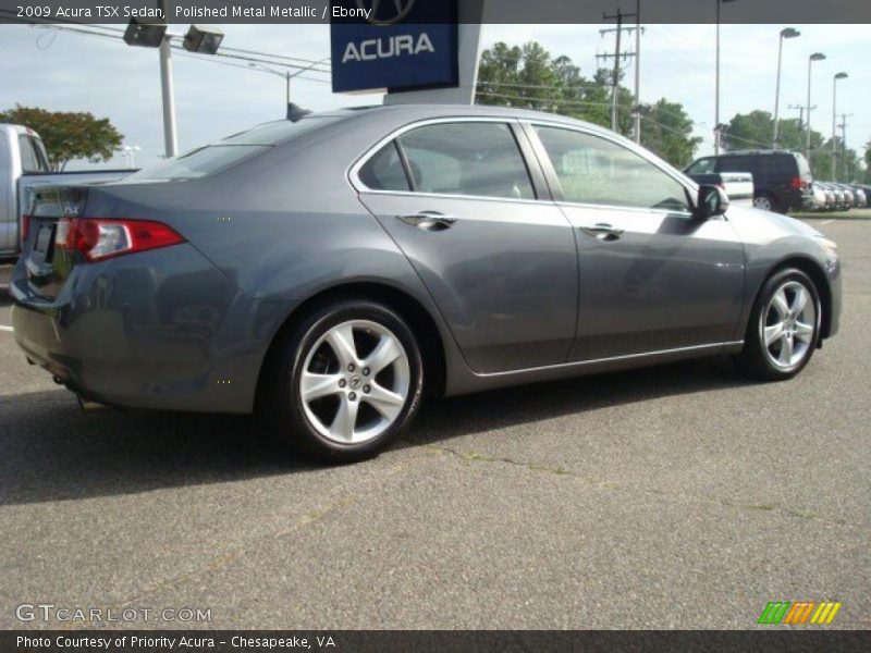 Polished Metal Metallic / Ebony 2009 Acura TSX Sedan