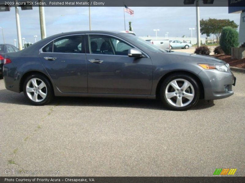 Polished Metal Metallic / Ebony 2009 Acura TSX Sedan
