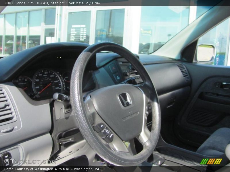 Starlight Silver Metallic / Gray 2003 Honda Pilot EX 4WD
