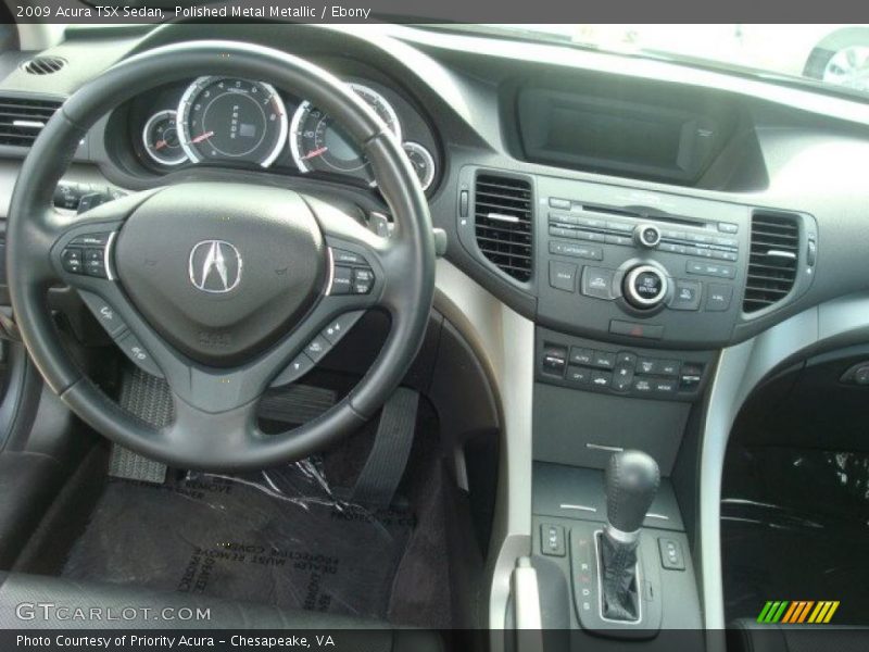 Polished Metal Metallic / Ebony 2009 Acura TSX Sedan