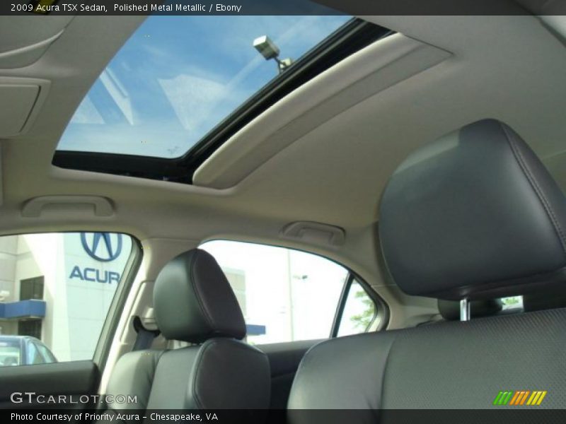 Polished Metal Metallic / Ebony 2009 Acura TSX Sedan