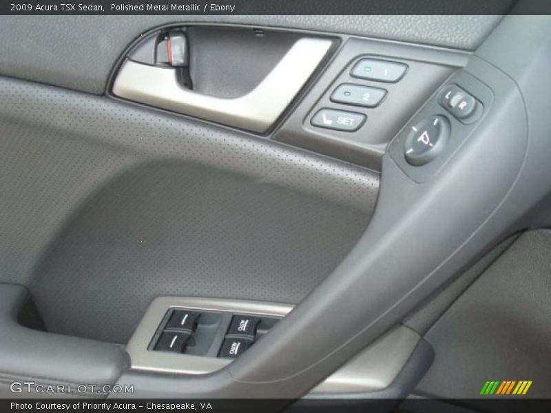 Polished Metal Metallic / Ebony 2009 Acura TSX Sedan
