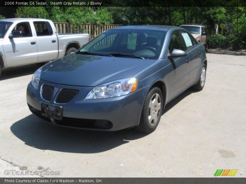 Stealth Gray Metallic / Ebony 2006 Pontiac G6 Sedan