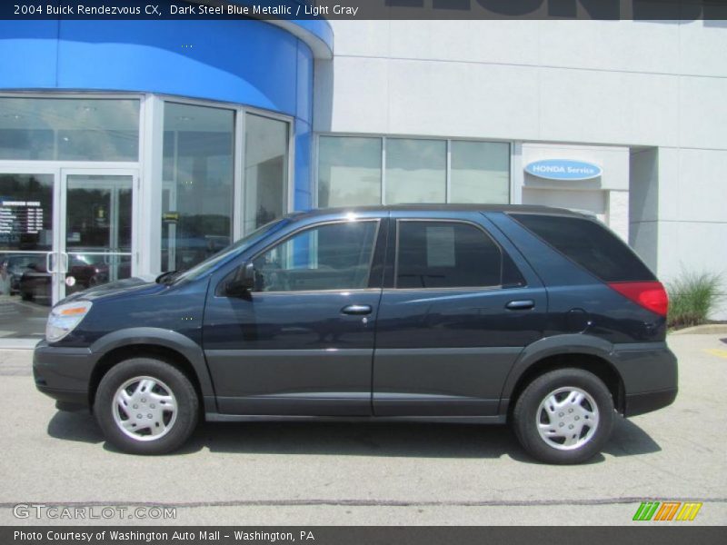 Dark Steel Blue Metallic / Light Gray 2004 Buick Rendezvous CX