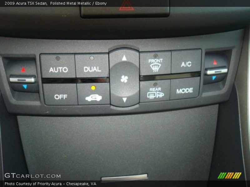 Polished Metal Metallic / Ebony 2009 Acura TSX Sedan
