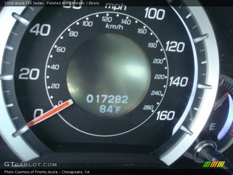 Polished Metal Metallic / Ebony 2009 Acura TSX Sedan