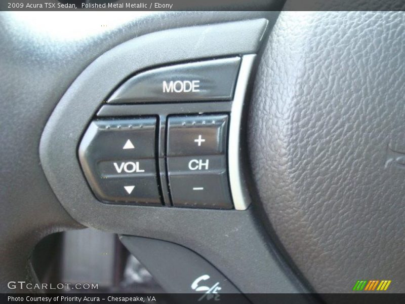 Polished Metal Metallic / Ebony 2009 Acura TSX Sedan