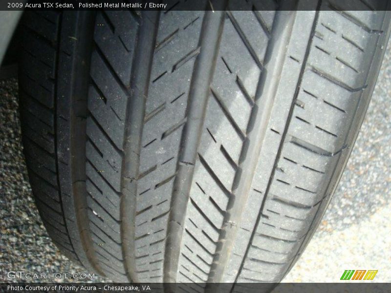 Polished Metal Metallic / Ebony 2009 Acura TSX Sedan