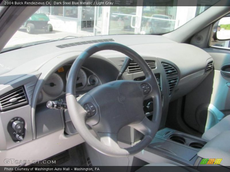 Dark Steel Blue Metallic / Light Gray 2004 Buick Rendezvous CX