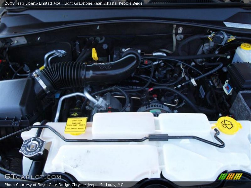 Light Graystone Pearl / Pastel Pebble Beige 2008 Jeep Liberty Limited 4x4