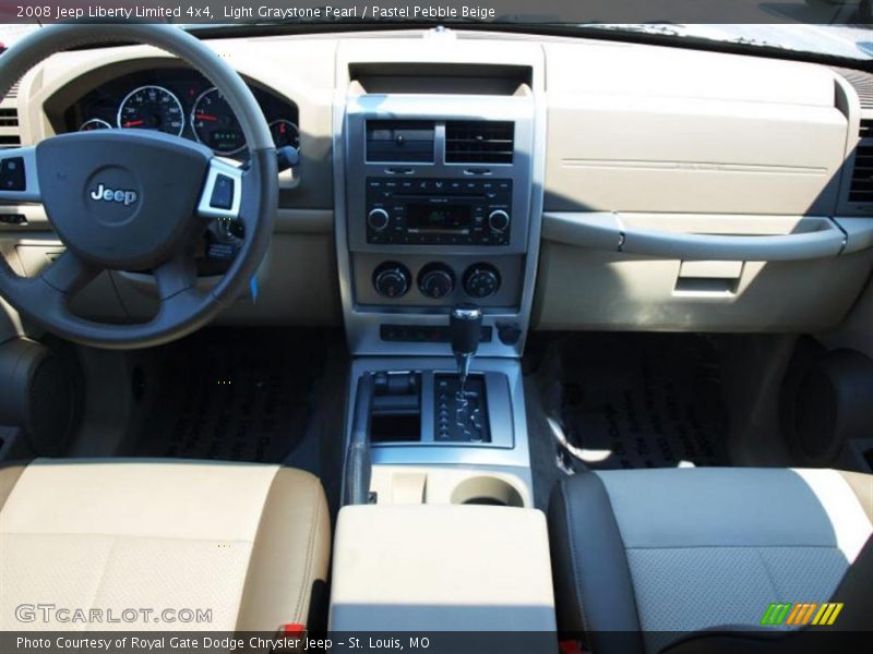 Light Graystone Pearl / Pastel Pebble Beige 2008 Jeep Liberty Limited 4x4