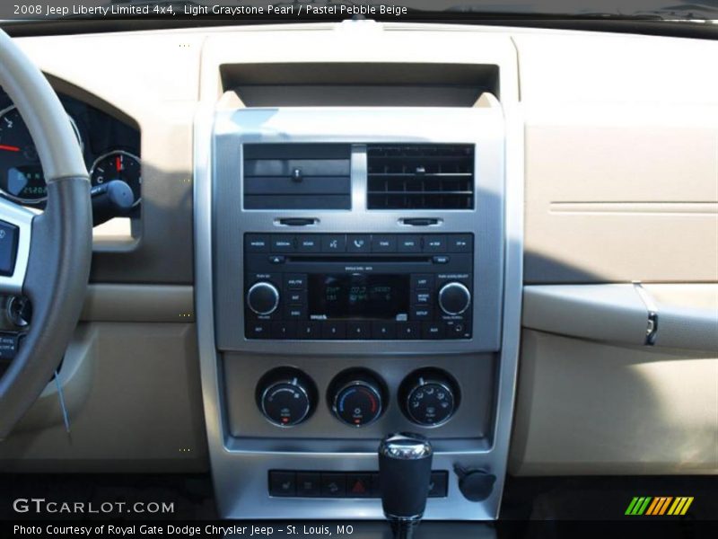Light Graystone Pearl / Pastel Pebble Beige 2008 Jeep Liberty Limited 4x4