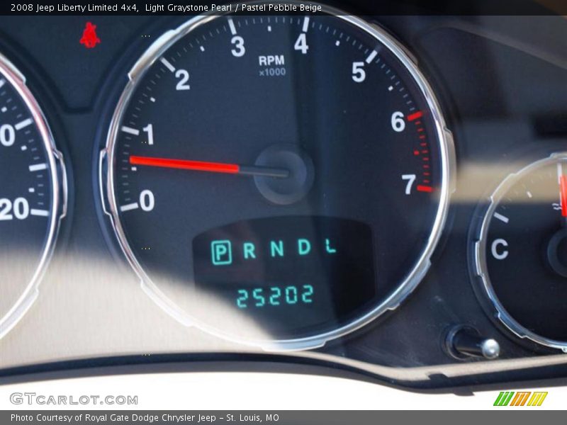 Light Graystone Pearl / Pastel Pebble Beige 2008 Jeep Liberty Limited 4x4