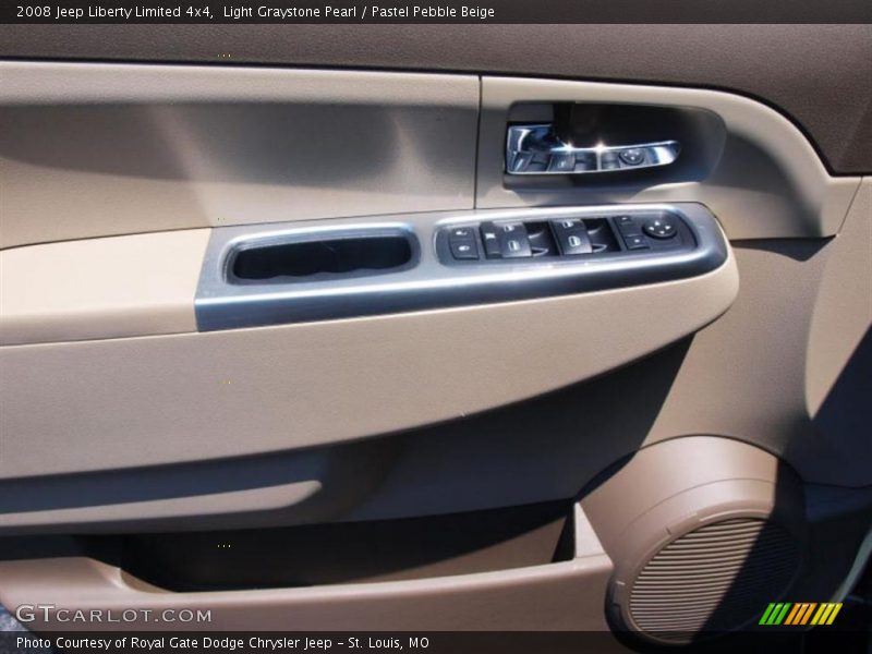 Light Graystone Pearl / Pastel Pebble Beige 2008 Jeep Liberty Limited 4x4