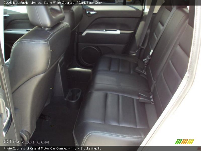 Stone White Clearcoat / Dark Slate Gray 2008 Jeep Patriot Limited