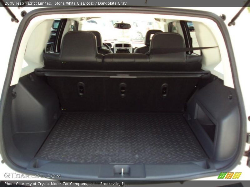 Stone White Clearcoat / Dark Slate Gray 2008 Jeep Patriot Limited