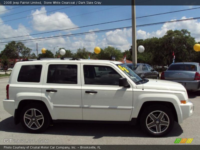 Stone White Clearcoat / Dark Slate Gray 2008 Jeep Patriot Limited