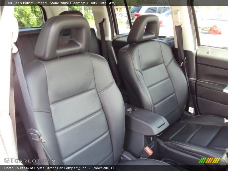 Stone White Clearcoat / Dark Slate Gray 2008 Jeep Patriot Limited