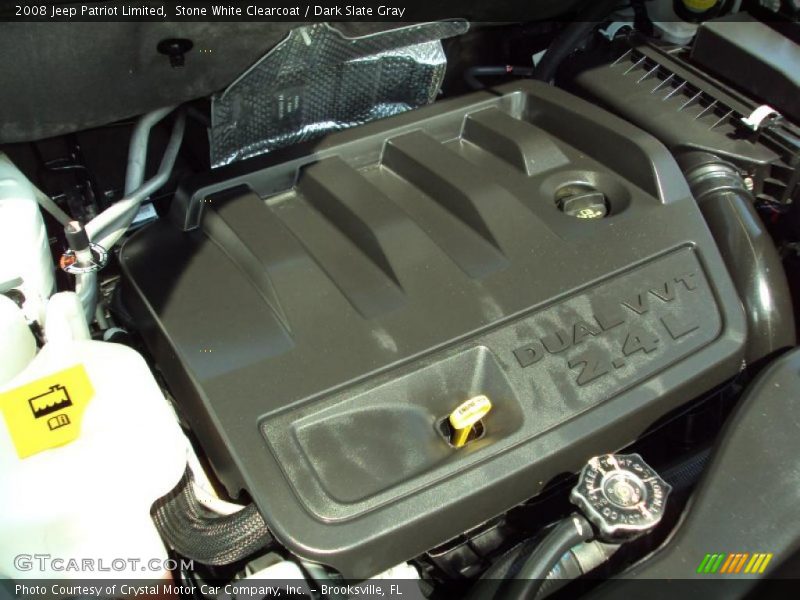 Stone White Clearcoat / Dark Slate Gray 2008 Jeep Patriot Limited