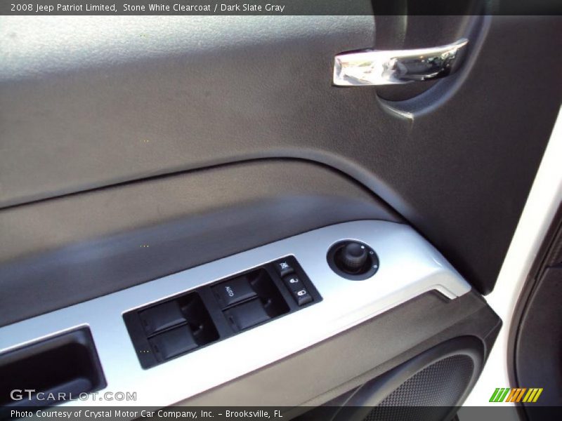 Stone White Clearcoat / Dark Slate Gray 2008 Jeep Patriot Limited