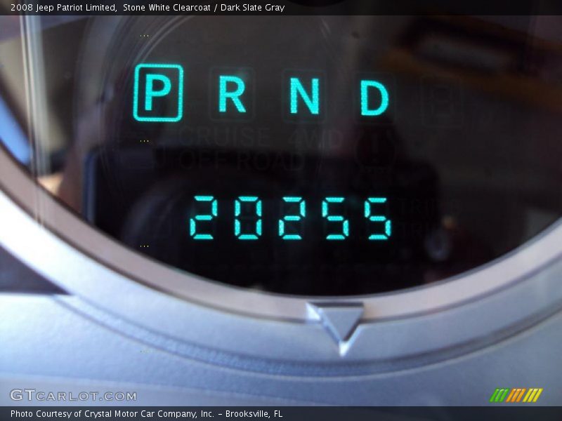 Stone White Clearcoat / Dark Slate Gray 2008 Jeep Patriot Limited