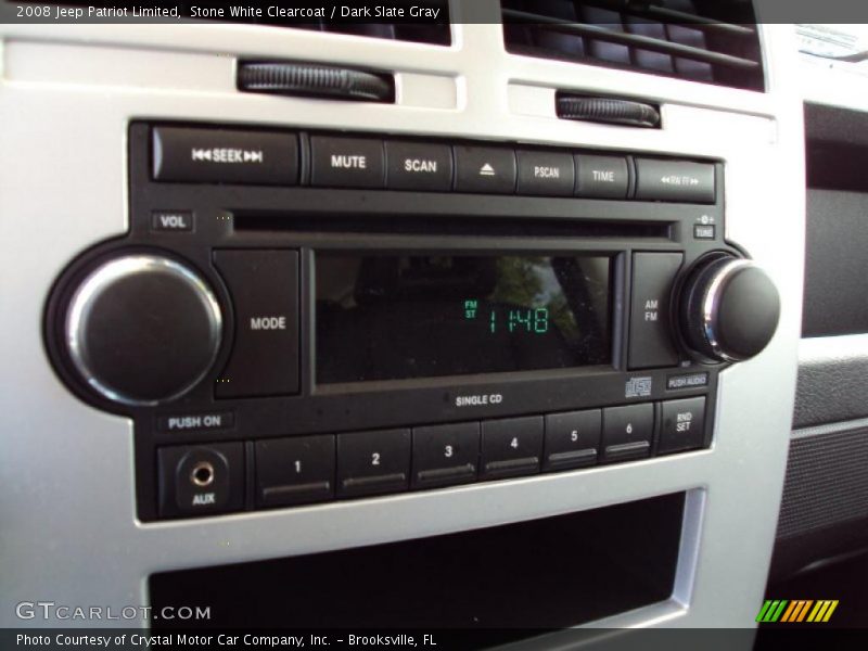 Stone White Clearcoat / Dark Slate Gray 2008 Jeep Patriot Limited
