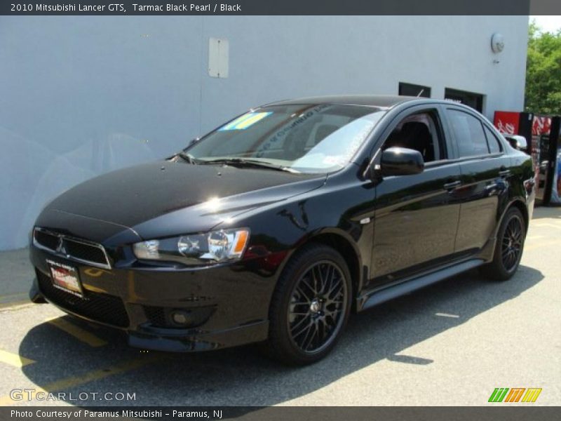 Tarmac Black Pearl / Black 2010 Mitsubishi Lancer GTS