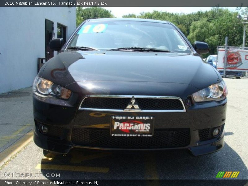 Tarmac Black Pearl / Black 2010 Mitsubishi Lancer GTS