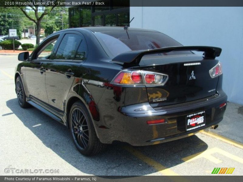 Tarmac Black Pearl / Black 2010 Mitsubishi Lancer GTS